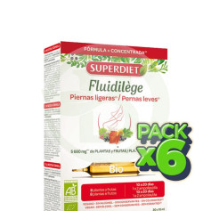 Pack 6x Fluidilege Bio 20 Fiale Superdiet
