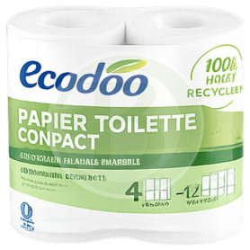Carta Igienica Compatta 4 rotoli Ecodoo