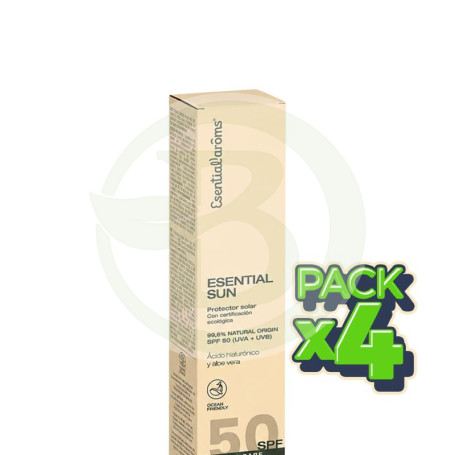 Pack 4x Esential Sun Crema Solar Spf50 100Ml Esential Aroms