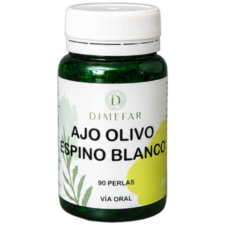Aglio + Olivo + Biancospino 90 Perle Dimefar