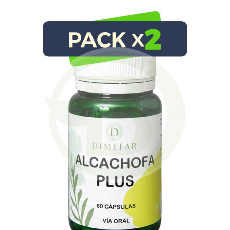 Pack 2x Alcachofa Plus 60 Cápsulas Dimefar