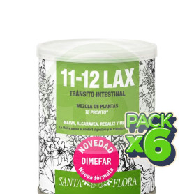 Pack 6x Santa Flora 11-12 Lax Tránsito Intestinal 70G Dimefar