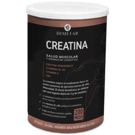 Creatina Gusto Neutro 300G Dimefar