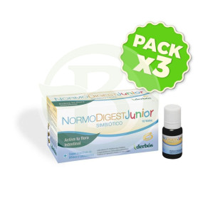 Pack 3x Normodigest Junior 10 Viales Derbos