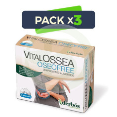 Pack 3x Vitalossea Oseofree 60 Compresse Derbos