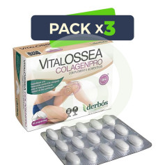 Pack 3x Vitalossea Colagenpro 60 Compresse Derbós