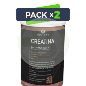 Pack 2x Creatina Sabor Neutro 300G Dimefar