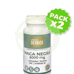 Pack 2x Maca Nera 8000Mg 60 Capsule Vegetali Derbós