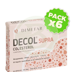 Pack 6x Decol Supra 30 Cápsulas Dimefar