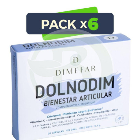 Pack 6x Dolnodim 20 Cápsulas Dimefar