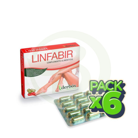 Pack 6x Linfabir 30 Cápsulas Derbos