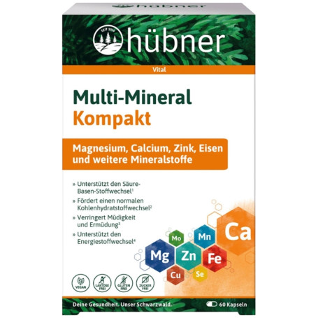 Multi-Mineral Kompakt 60 Capsule Hubner