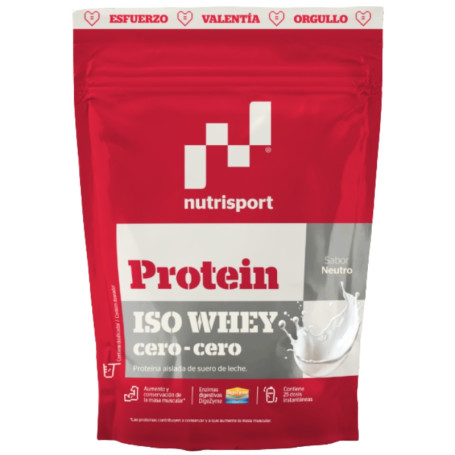 Iso Whey Cero-Cero Gusto Neutro 450G Nutrisport