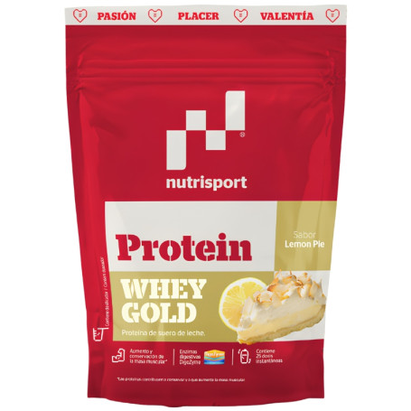 Whey Gold Protein Gusto Lemon Pie 500G Nutrisport