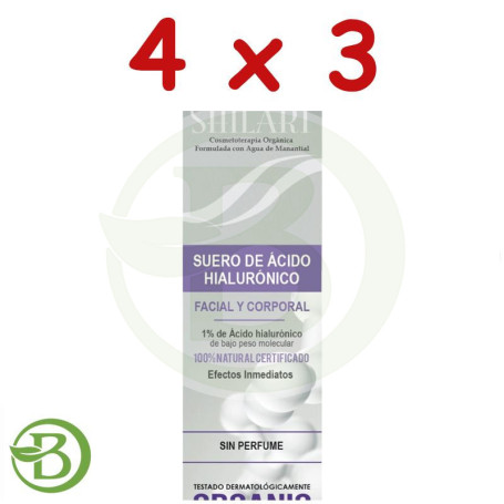 Pack 4x3 Suero Facial y Corporal 120Ml. Shilart