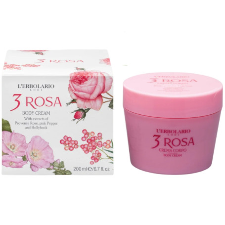 3 Rosas Crema Corpo 200Ml L`Erbolario