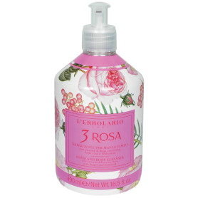 3 Rosas Sapone Liquido Mani e Corpo 490Ml L`Erbolario