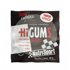 Higums Blocks Agrumi con Caffeina 40Gr. Nutri Sport