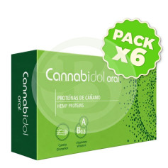 Pack 6x Cannabidol Oral 60 Capsule Tegor