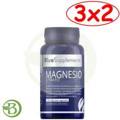 Confezione 3x2 Magnesio Citrato 100 Capsule Ergonat