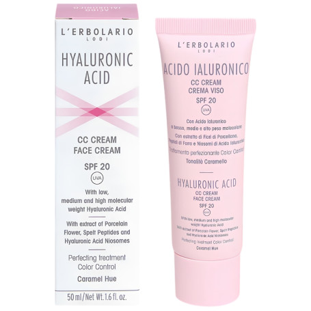 Acido Ialuronico CC Crema Tonalità Caramello SPF20 50ml L´Erbolario
