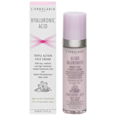 Acido Ialuronico Crema Viso Pelli Miste 50Ml L´Erbolario