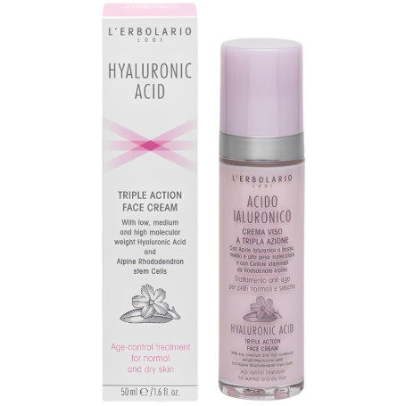 Acido Ialuronico Crema Viso Pelle Normale/Secca 50Ml L´Erbolario