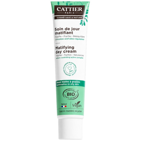 Crema Viso Giorno Opacizzante 40Ml Cattier Paris