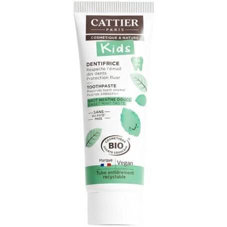 Dentifricio per Bambini +7 Anni 50Ml Cattier Paris