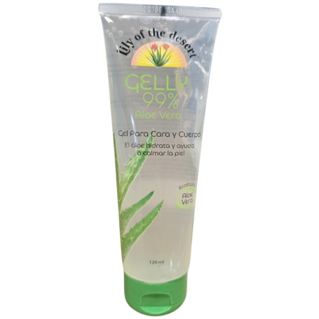 Gelly Gel Idratante Di Aloe Vera 99% 120Ml Lily Of The Desert