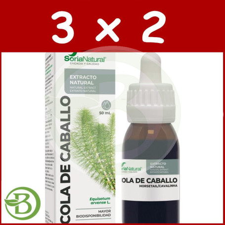 Pack 3x2 Extracto De Cola De Caballo 50Ml Soria Natural