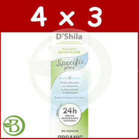 Pack 4x3 Desodorante Specific Plus Shila