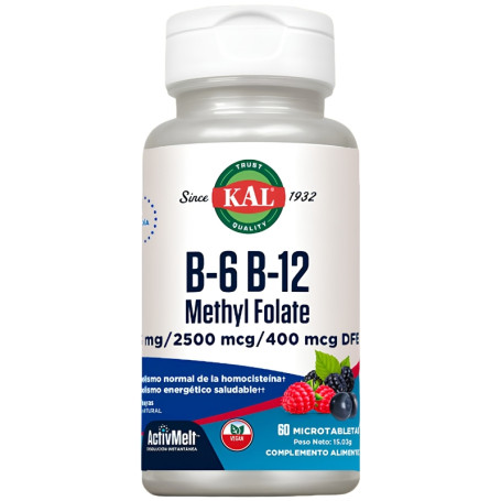 B6/B12 Methyl Folate (Homocistein) 60 Microcompresse Kal