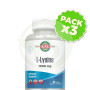Pack 3x L-Lysine 1000Mg 100 Comprimidos Kal