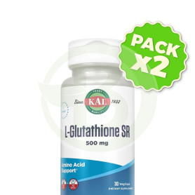 Pack 2x Super L-Glutathione 500Mg 30 Cápsulas Vegetales Kal