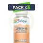 Pack 3x Luteína 18 con Mezcla De Arándanos 30 Cápsulas Vegetales Solaray