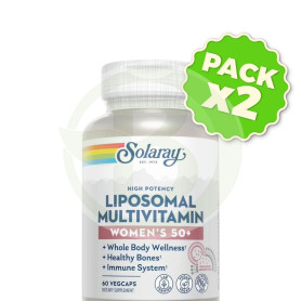 Pack 2x Multivitamínico Liposomal para Mujeres +50 60 Cápsulas Solaray