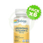 Pack 6x Liposomal Vitamin C 500Mg 30 Cápsulas Vegetales Solaray
