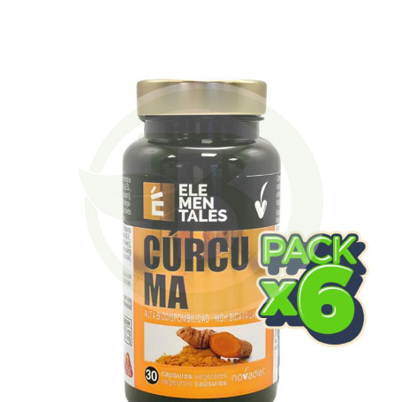 Pack 6x Cúrcuma Meriva 30 Cápsulas Nova Diet