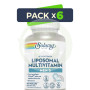 Pack 6x Multivitamínico Liposomal para Hombres 60 Cápsulas Solaray