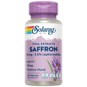 Saffron (Azafrán) 30 Capsule Vegetali Solaray
