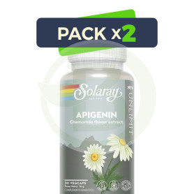 Pack 2x Apigenin Unlimit 30 Cápsulas Vegetales Solaray