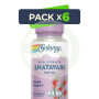 Pack 6x Shatavari 500Mg 60 Cápsulas Vegetales Solaray