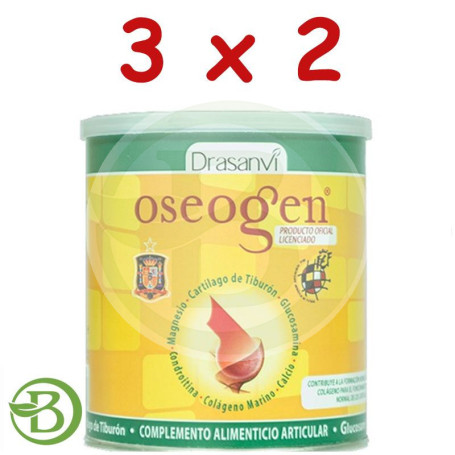 Pack 3x2 Oseogen Polvo 375Gr. Drasanvi