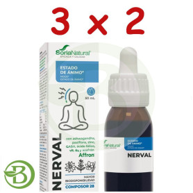 Pack 3x2 Composor 28 Nerval 50Ml Soria Natural