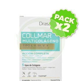 Pack 2x Collmar Multicolágeno 60 Comprimidos Drasanvi