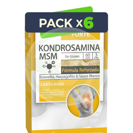 Pack 6x Kondrosamina Forte 60 Comprimidos Dietmed