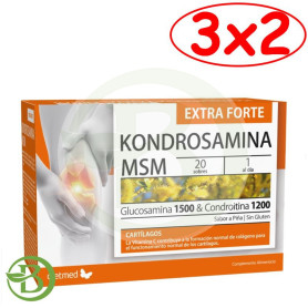 Pack 3x2 Kondrosamina Extra Forte 20 Sobres Dietmed