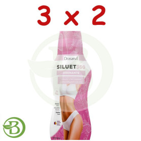 Pack 3x2 Siluet 360 Drenante 600Ml Drasanvi