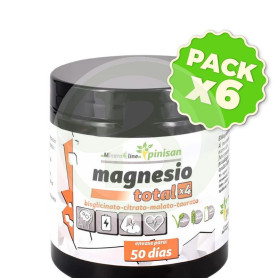 Pack 6x Magnesio Total X4 en Polvo 150G Pinisan